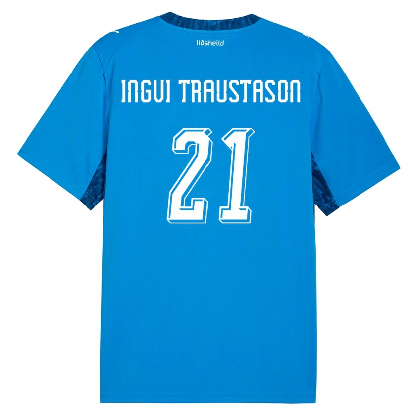 Danxen Men Iceland Arnór Ingvi Traustason #21 Blue Navy Home Jersey 26-28 T-Shirt