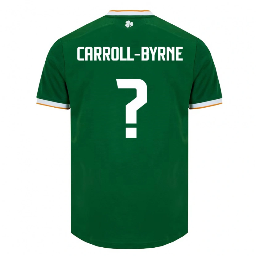 Danxen Men Ireland Joe Carroll-Byrne #0 Dark Green White Home Jersey 26-28 T-Shirt