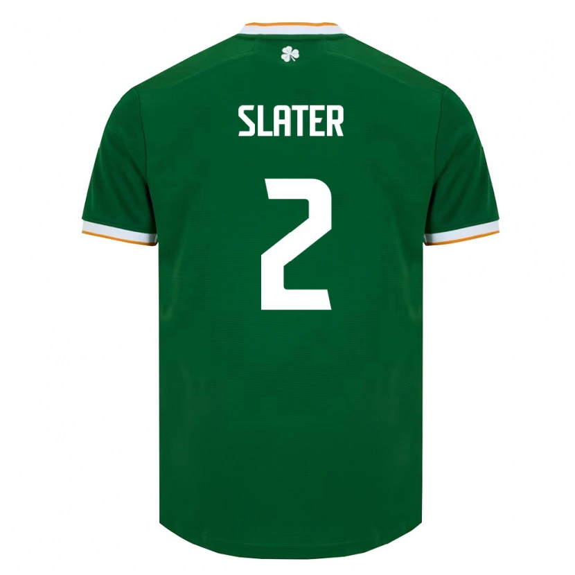 Danxen Men Ireland Jacob Slater #2 Dark Green White Home Jersey 26-28 T-Shirt