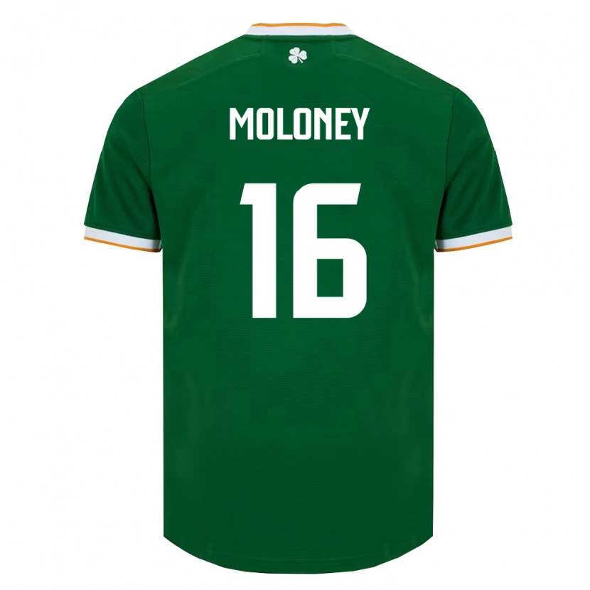 Danxen Men Ireland George Moloney #16 Dark Green White Home Jersey 26-28 T-Shirt