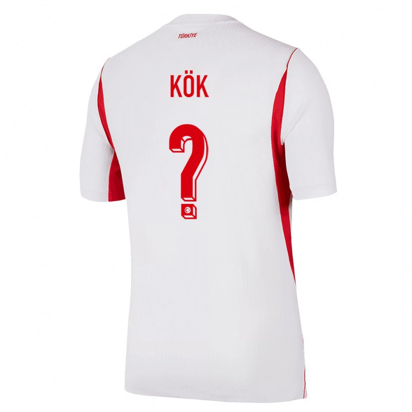 Danxen Men Turkey Toprak Kök #0 White Red Burgundy Away Jersey 26-28 T-Shirt