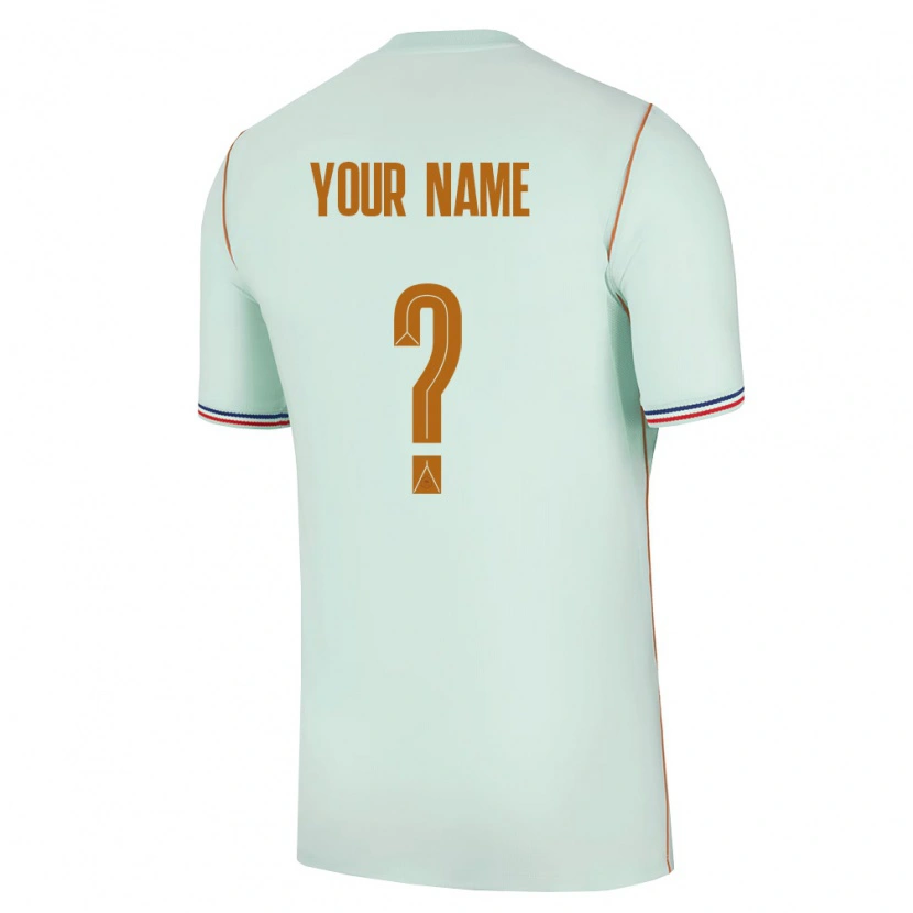 Danxen Men France Your Name #0 Green Gold Away Jersey 26-28 T-Shirt