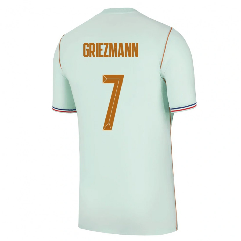 Danxen Men France Antoine Griezmann #7 Green Gold Away Jersey 26-28 T-Shirt