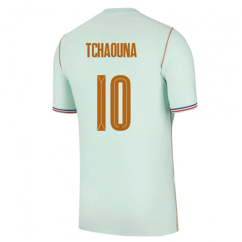 Danxen Men France Loum Tchaouna #10 Green Gold Away Jersey 26-28 T-Shirt