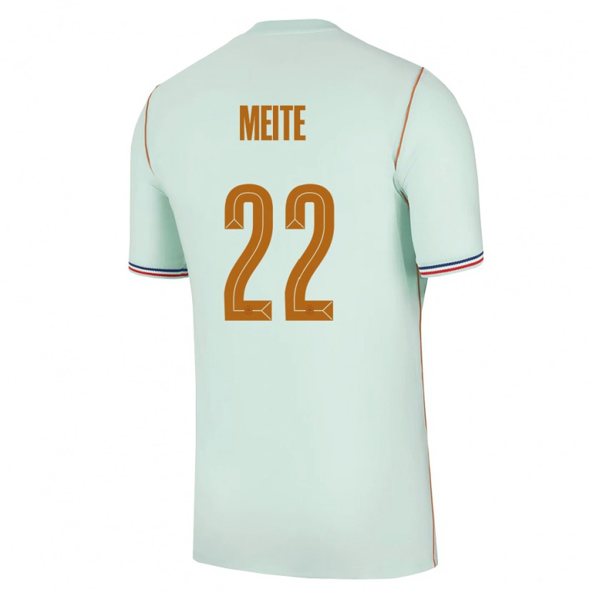 Danxen Men France Kader Meïté #22 Green Gold Away Jersey 26-28 T-Shirt