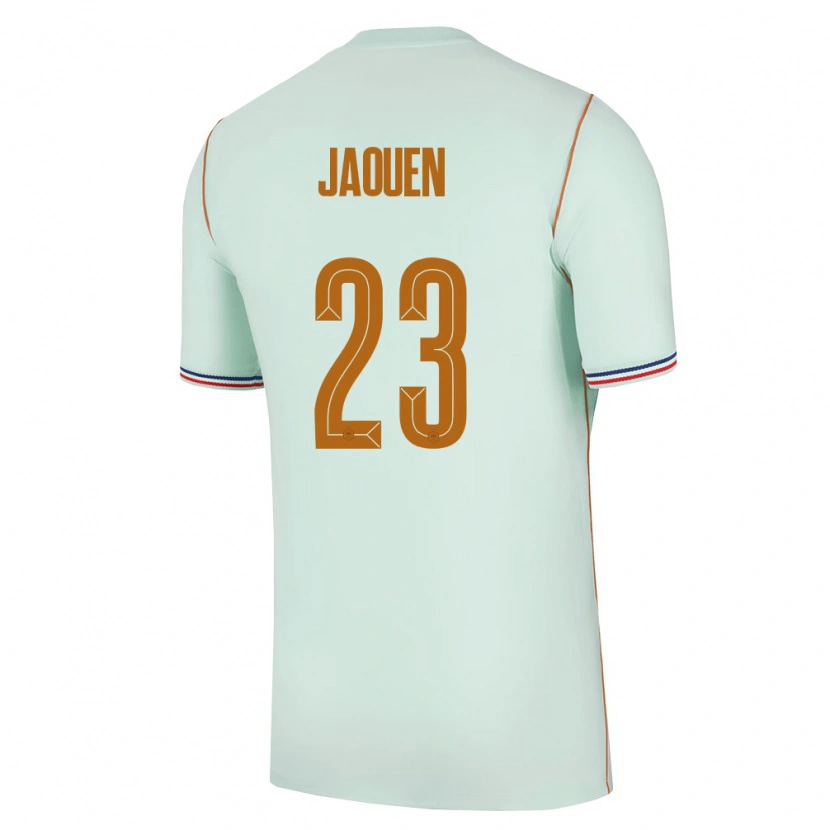 Danxen Men France Ewen Jaouen #23 Green Gold Away Jersey 26-28 T-Shirt