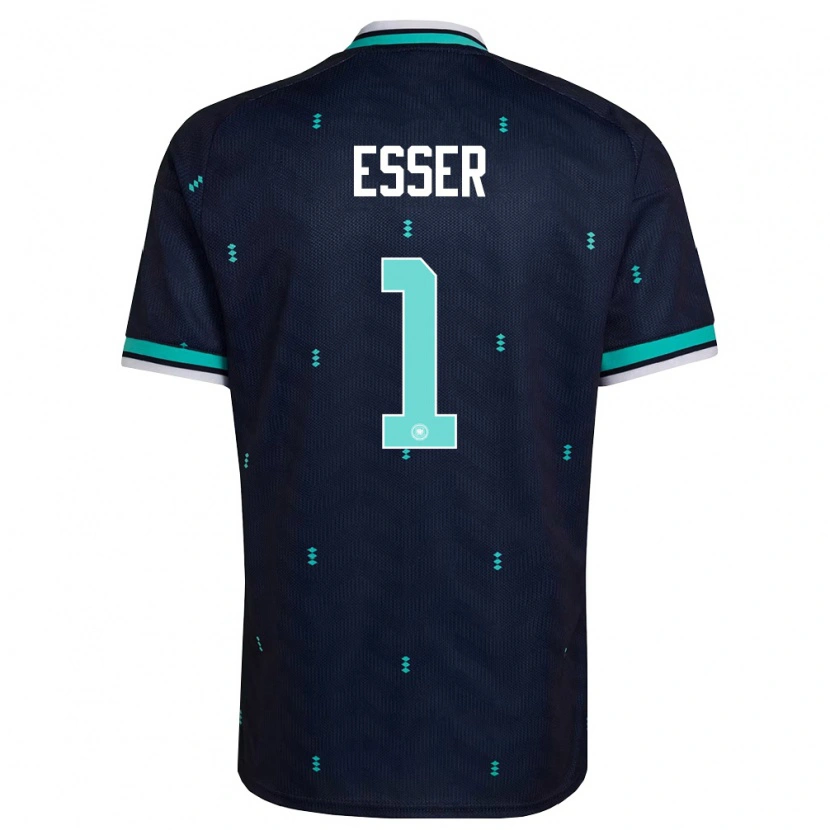 Danxen Men Germany Jacob Esser #1 Navy Sky Blue White Away Jersey 26-28 T-Shirt