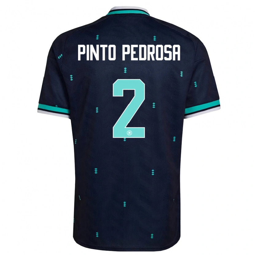 Danxen Men Germany Rafael Pinto Pedrosa #2 Navy Sky Blue White Away Jersey 26-28 T-Shirt