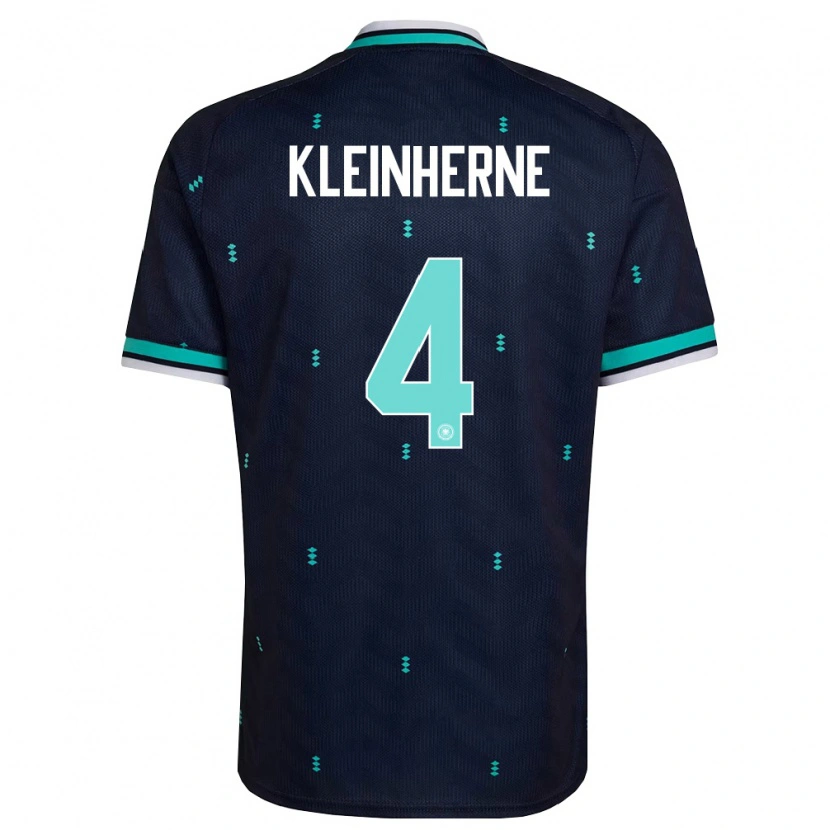 Danxen Men Germany Sophia Kleinherne #4 Navy Sky Blue White Away Jersey 26-28 T-Shirt