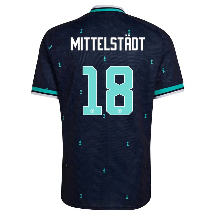 Danxen Men Germany Maximilian Mittelstädt #18 Navy Sky Blue White Away Jersey 26-28 T-Shirt