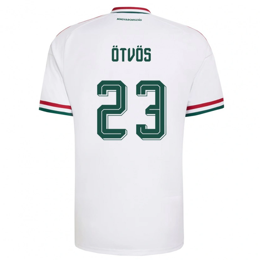 Danxen Men Hungary Bence Ötvös #23 White Red Green Away Jersey 26-28 T-Shirt