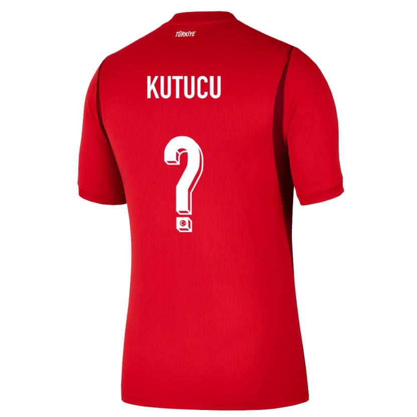 Danxen Women Turkey Ahmed Kutucu #0 Red Burgundy Home Jersey 26-28 T-Shirt