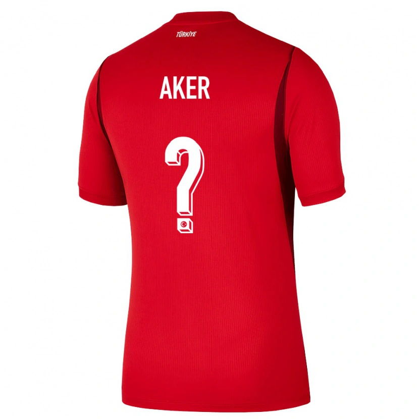 Danxen Women Turkey Enes Aker #0 Red Burgundy Home Jersey 26-28 T-Shirt