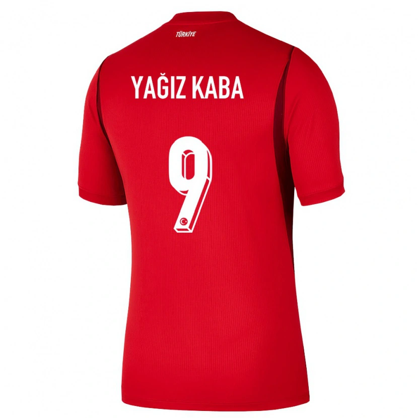 Danxen Women Turkey Umut Yağız Kaba #9 Red Burgundy Home Jersey 26-28 T-Shirt