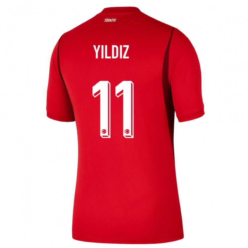 Danxen Women Turkey Kenan Yıldız #11 Red Burgundy Home Jersey 26-28 T-Shirt