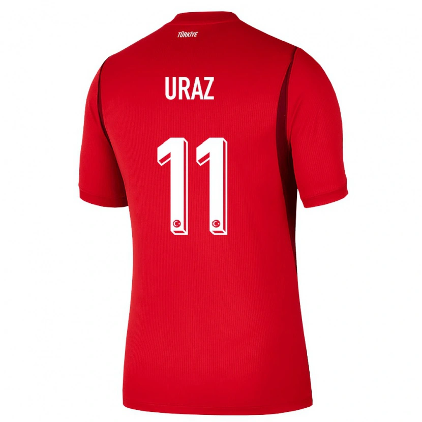 Danxen Women Turkey Yağmur Uraz #11 Red Burgundy Home Jersey 26-28 T-Shirt
