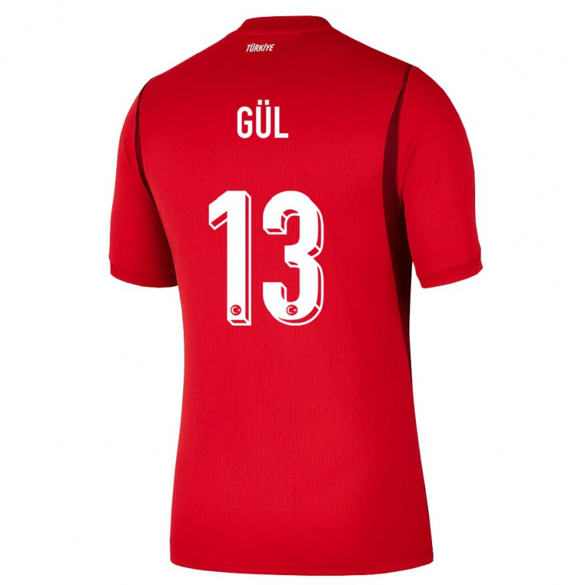 Danxen Women Turkey Deniz Gül #13 Red Burgundy Home Jersey 26-28 T-Shirt