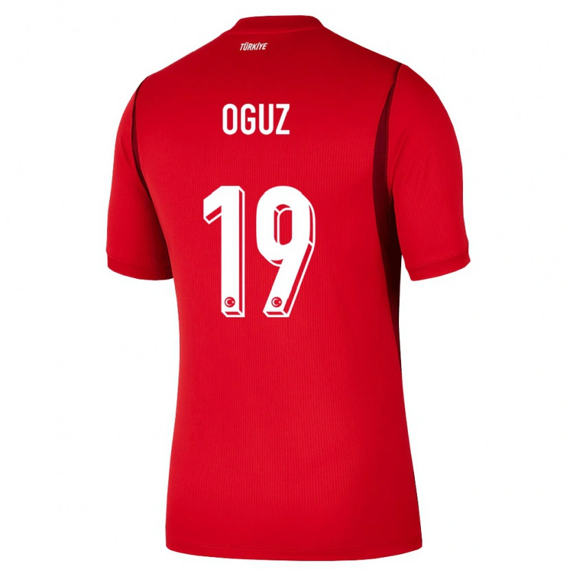 Danxen Women Turkey Oğuz Aydın #19 Red Burgundy Home Jersey 26-28 T-Shirt