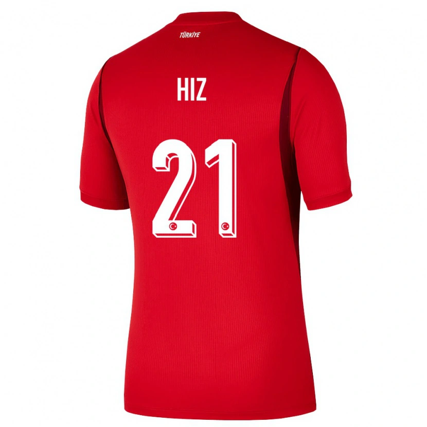 Danxen Women Turkey Gülbin Hız #21 Red Burgundy Home Jersey 26-28 T-Shirt