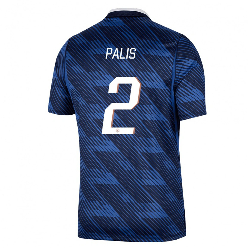 Danxen Women France Ella Palis #2 Navy Blue White Home Jersey 26-28 T-Shirt