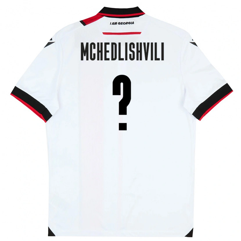 Danxen Women Georgia Rati Mchedlishvili #0 White Black Red Home Jersey 26-28 T-Shirt