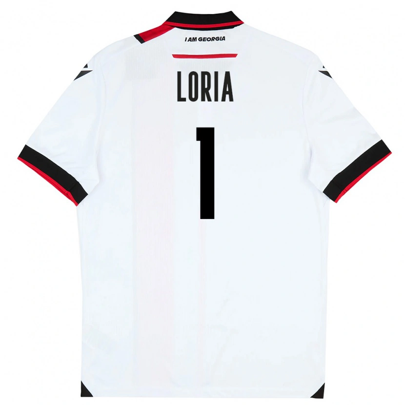 Danxen Women Georgia Giorgi Loria #1 White Black Red Home Jersey 26-28 T-Shirt
