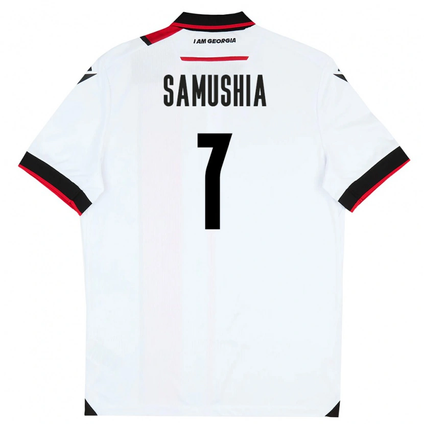 Danxen Women Georgia Saba Samushia #7 White Black Red Home Jersey 26-28 T-Shirt