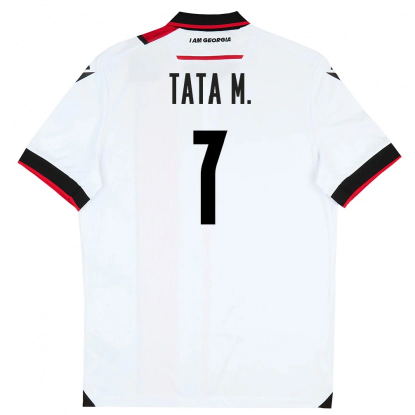 Danxen Women Georgia Tata Matveeva #7 White Black Red Home Jersey 26-28 T-Shirt
