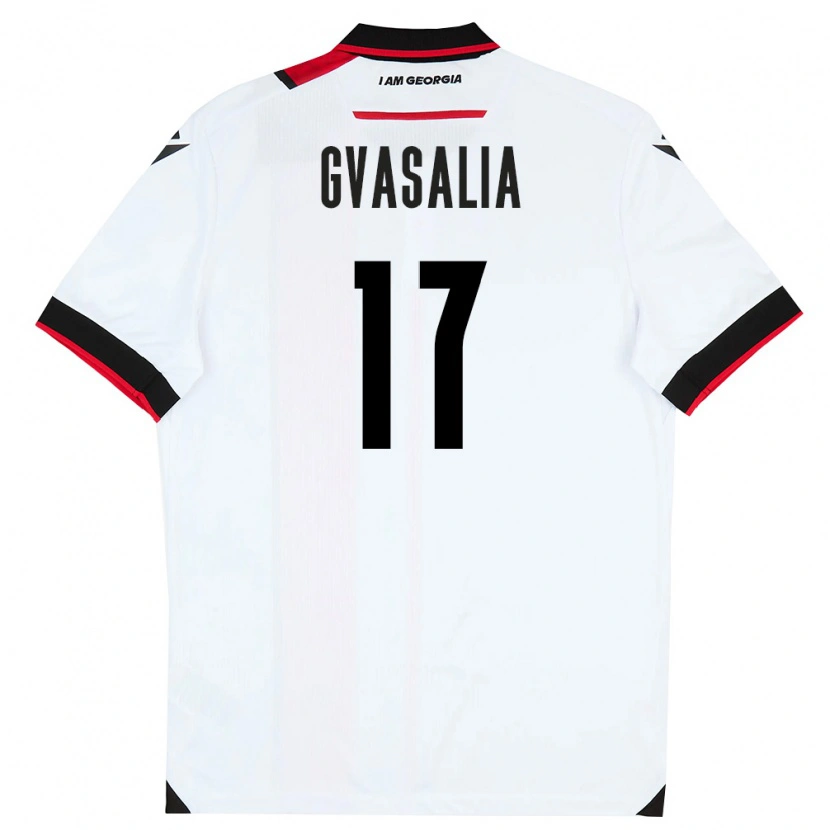 Danxen Women Georgia Giorgi Gvasalia #17 White Black Red Home Jersey 26-28 T-Shirt