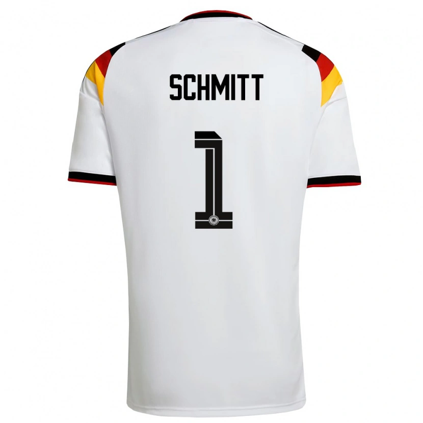 Danxen Women Germany Max Schmitt #1 White Black Red Home Jersey 26-28 T-Shirt