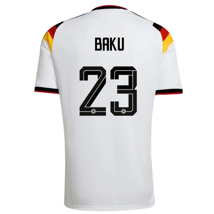 Danxen Women Germany Ridle Baku #23 White Black Red Home Jersey 26-28 T-Shirt