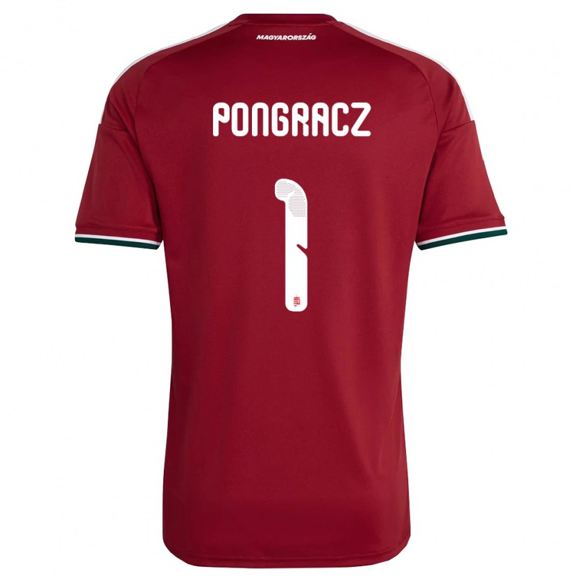 Danxen Women Hungary Agness Pongracz #1 Red White Green Home Jersey 26-28 T-Shirt