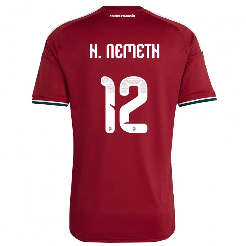 Danxen Women Hungary Hanna Németh #12 Red White Green Home Jersey 26-28 T-Shirt