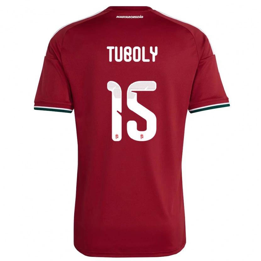 Danxen Women Hungary Máté Tuboly #15 Red White Green Home Jersey 26-28 T-Shirt