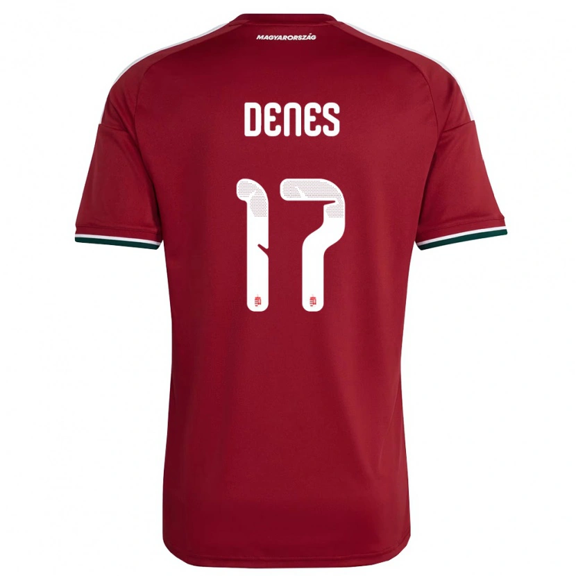 Danxen Women Hungary Csanád Vilmos Dénes #17 Red White Green Home Jersey 26-28 T-Shirt