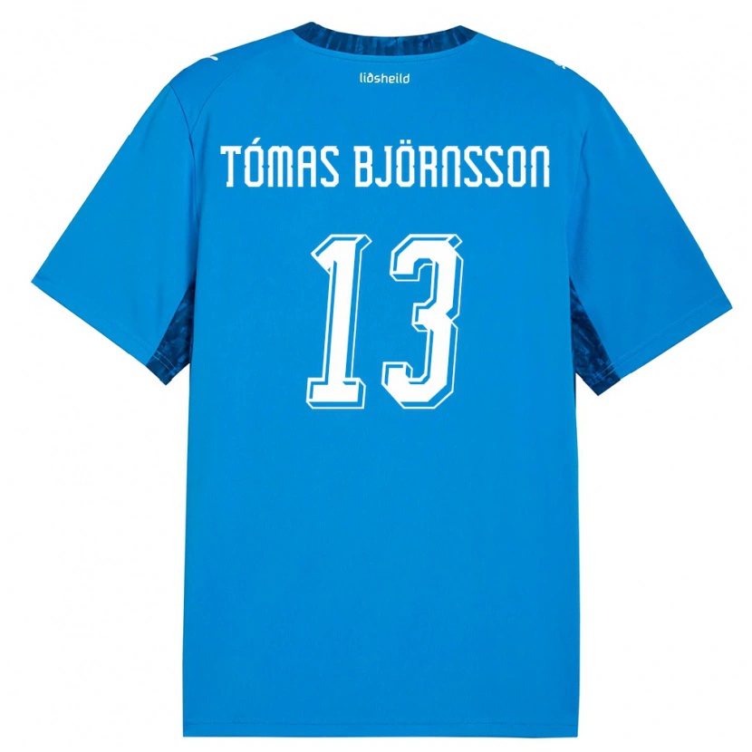 Danxen Women Iceland Kristján Tómas Björnsson #13 Blue Navy Home Jersey 26-28 T-Shirt