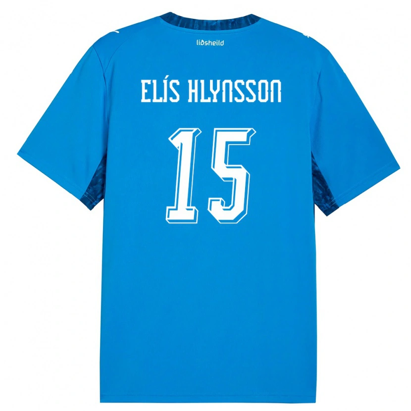 Danxen Women Iceland Róbert Elís Hlynsson #15 Blue Navy Home Jersey 26-28 T-Shirt