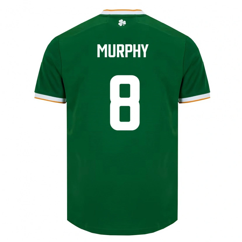 Danxen Women Ireland Adam Murphy #8 Dark Green White Home Jersey 26-28 T-Shirt