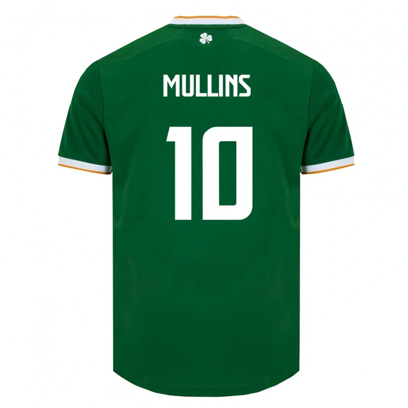 Danxen Women Ireland Jamie Mullins #10 Dark Green White Home Jersey 26-28 T-Shirt