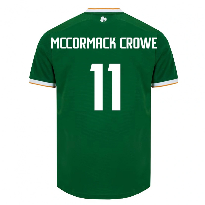 Danxen Women Ireland Fionn Mccormack Crowe #11 Dark Green White Home Jersey 26-28 T-Shirt