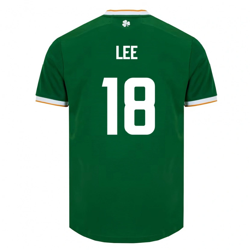 Danxen Women Ireland Brody Lee #18 Dark Green White Home Jersey 26-28 T-Shirt