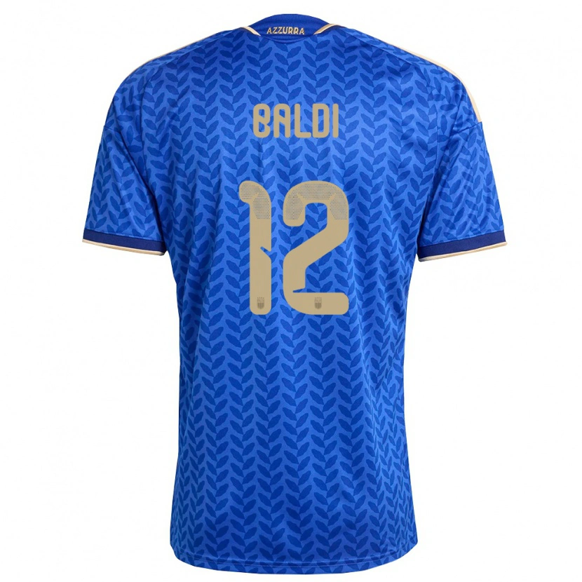 Danxen Women Italy Rachele Baldi #12 Blue Navy Gold Home Jersey 26-28 T-Shirt