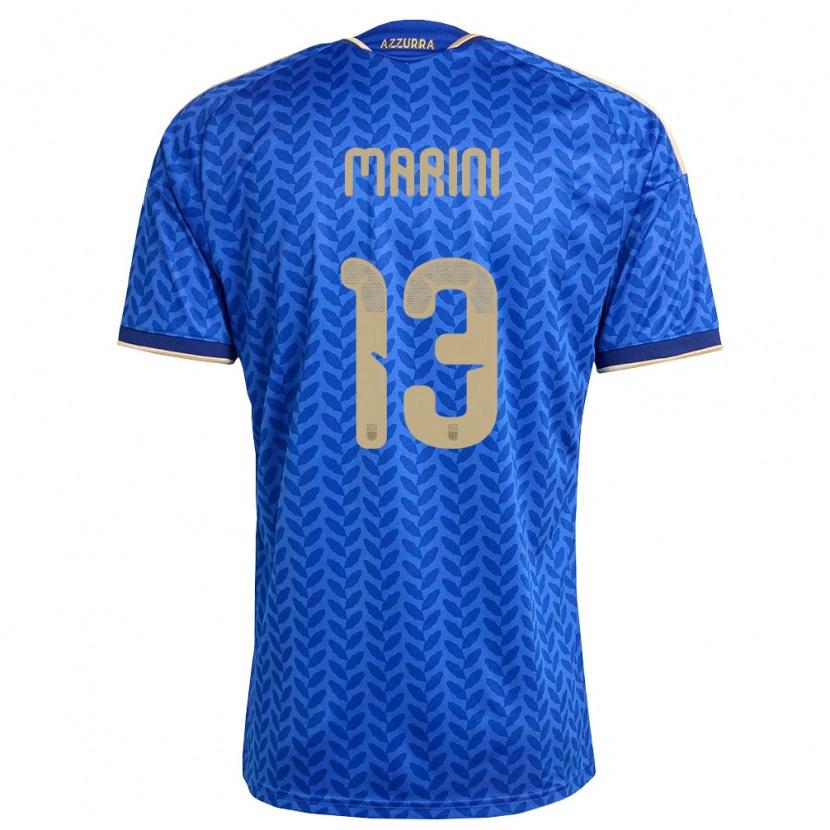 Danxen Women Italy David Marini #13 Blue Navy Gold Home Jersey 26-28 T-Shirt