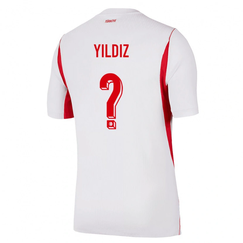 Danxen Women Turkey Mine Yıldız #0 White Red Burgundy Away Jersey 26-28 T-Shirt