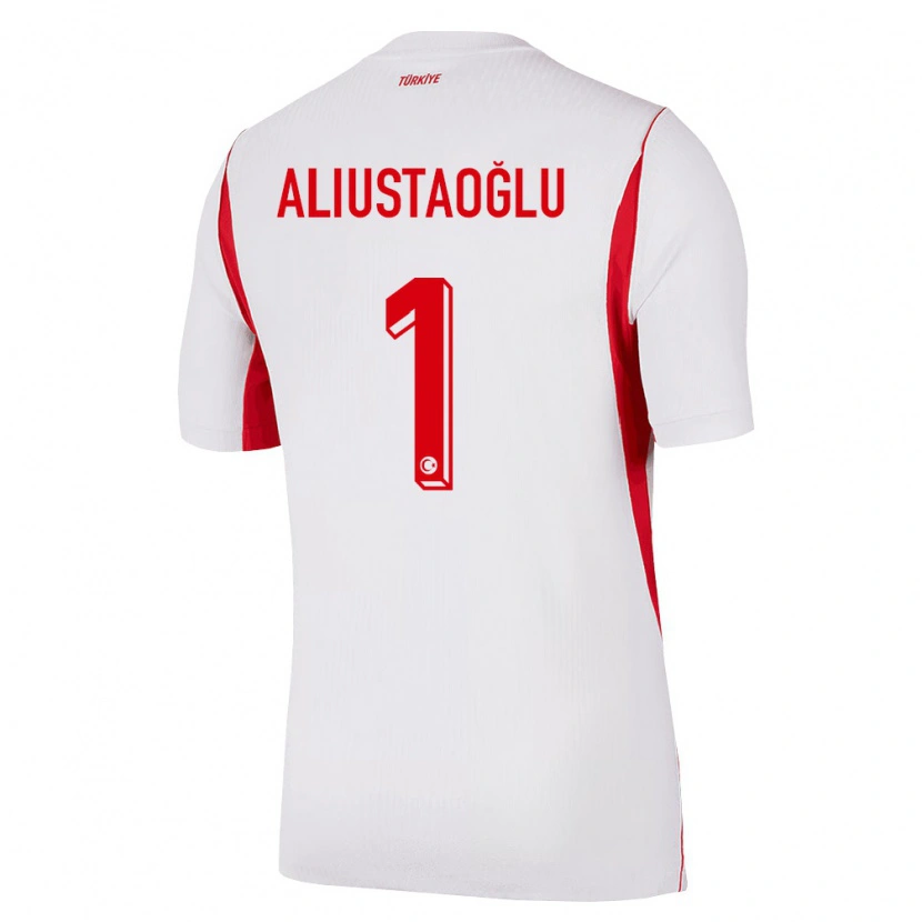 Danxen Women Turkey Mete Aliustaoğlu #1 White Red Burgundy Away Jersey 26-28 T-Shirt