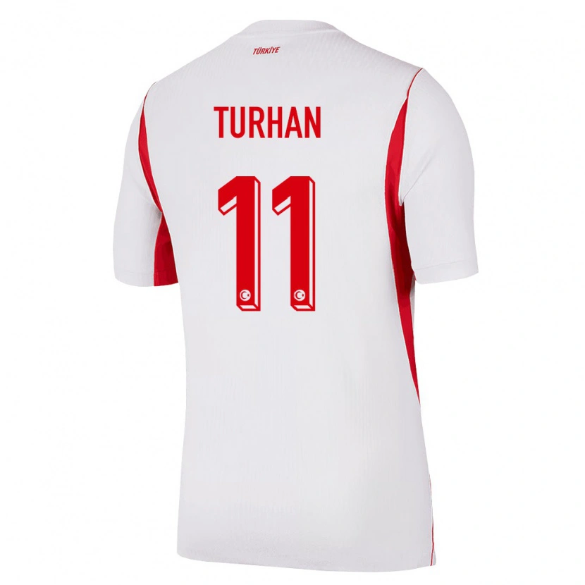 Danxen Women Turkey Tuğra Turhan #11 White Red Burgundy Away Jersey 26-28 T-Shirt