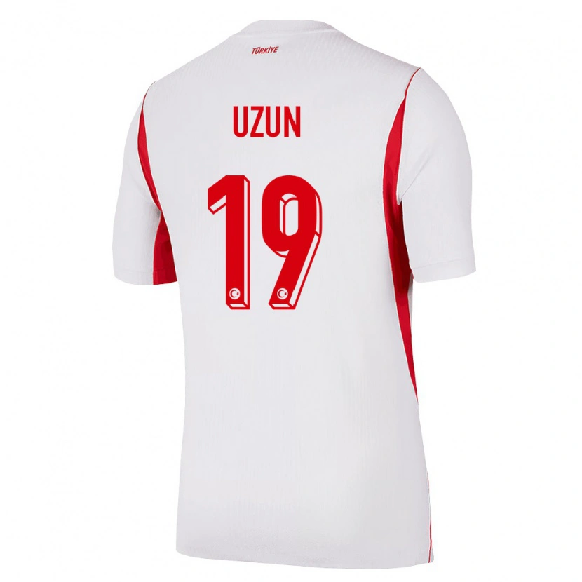 Danxen Women Turkey Can Uzun #19 White Red Burgundy Away Jersey 26-28 T-Shirt