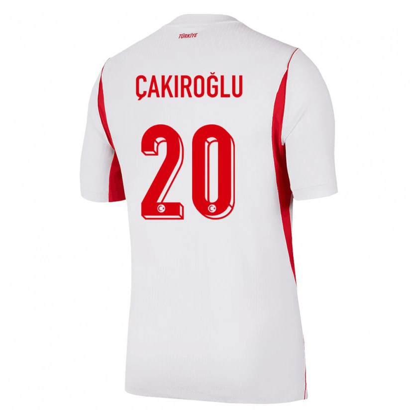 Danxen Women Turkey Onuralp Çakıroğlu #20 White Red Burgundy Away Jersey 26-28 T-Shirt