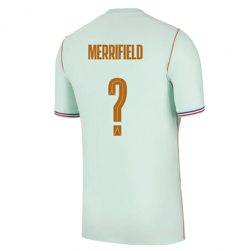 Danxen Women France Loan Merrifield #0 Green Gold Away Jersey 26-28 T-Shirt
