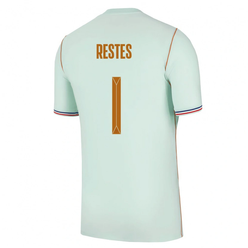 Danxen Women France Guillaume Restes #1 Green Gold Away Jersey 26-28 T-Shirt